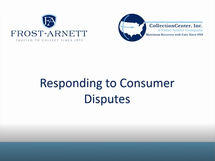 Responding to Consumer Disputes